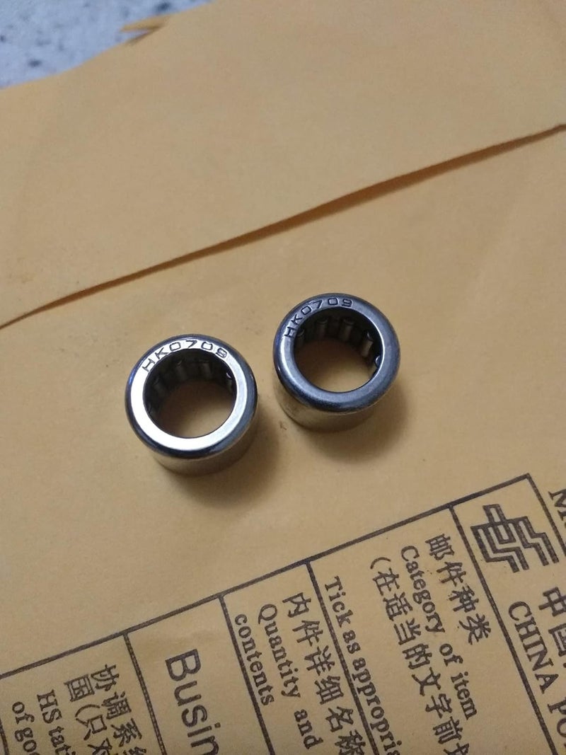 HK1210 Needle Roller Bearings 2Pcs Durable Bearing Steel Multiple Sizes HK Series - Image 2